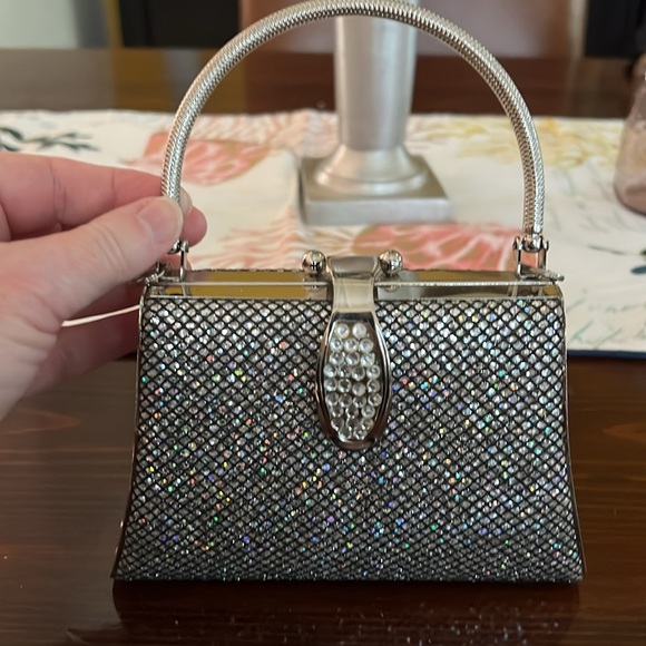 Sanremo- small bling bag with chain - Picture 2 of 3